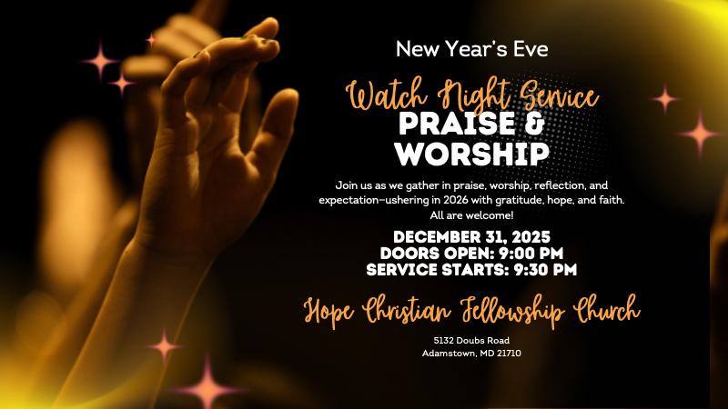 2025 Watch Night Service